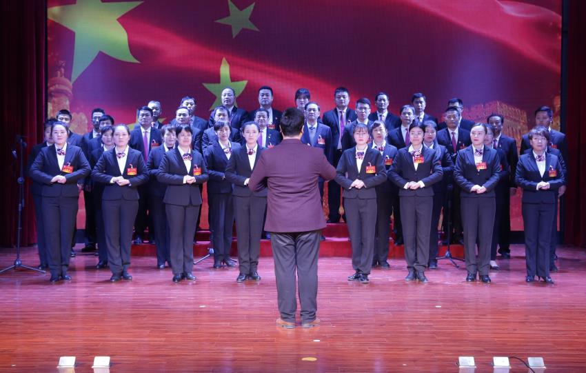 天空平台_天空（中国2019年度工作动员大会---大合唱《团结就是力量》、《我爱你中国》
